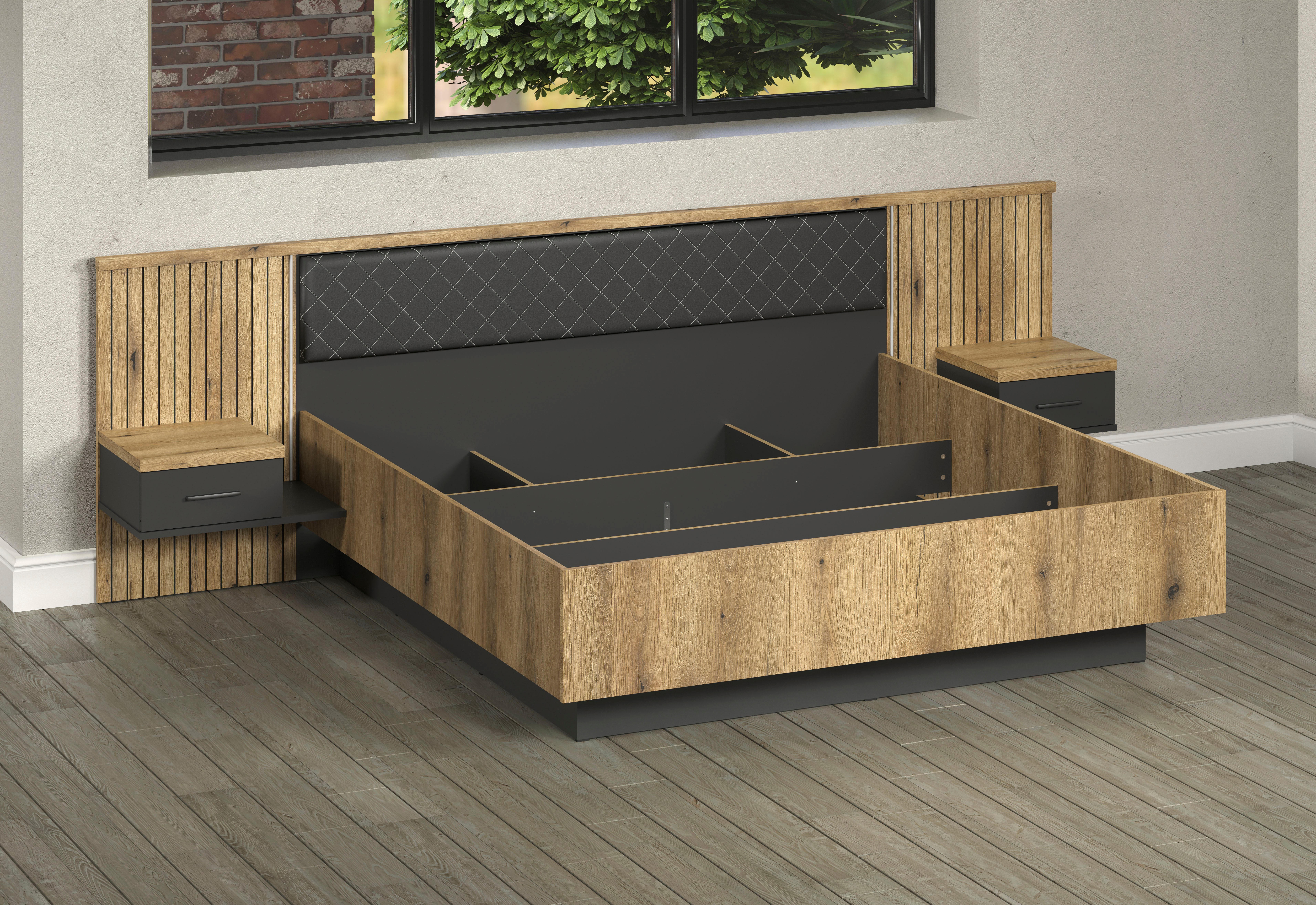 INOSIGN Bettgestell Estepona (1-tlg), Bett 180x200 günstig online kaufen
