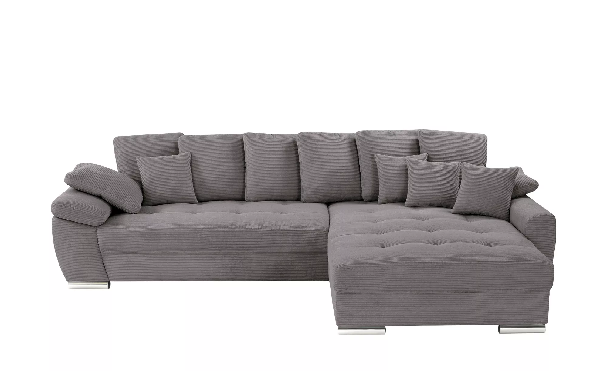 Ecksofa  Farina ¦ grau ¦ Maße (cm): B: 323 H: 92 T: 222 Polstermöbel > Sofa günstig online kaufen