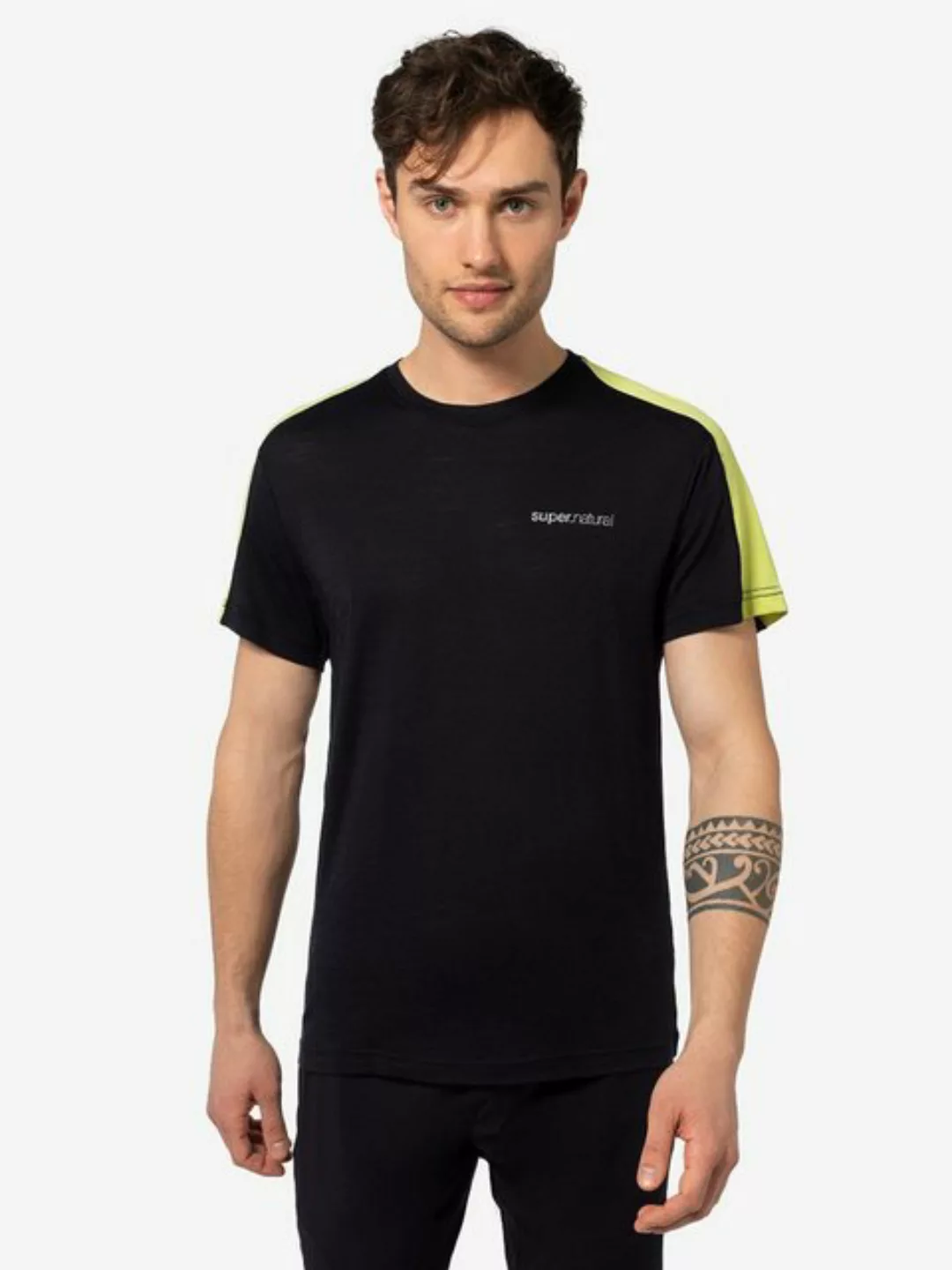 SUPER.NATURAL T-Shirt für Herren, Merino ALARM RUNNING funktionell, sporty günstig online kaufen