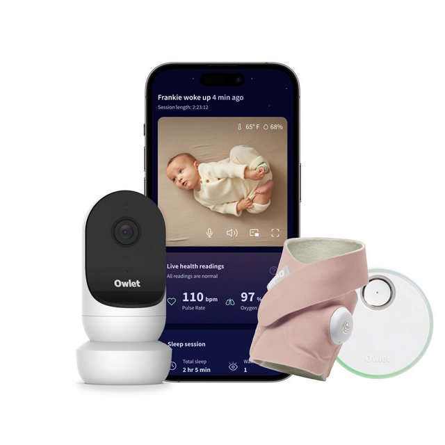 Owlet Baby Care DE Video-Babyphone & Owlet Dream Sock - medizinisch zertifi günstig online kaufen