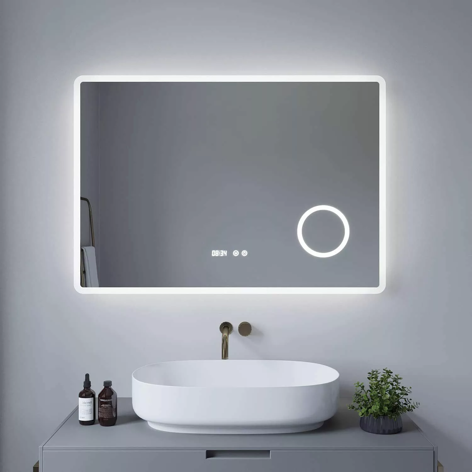 AQUABATOS Badspiegel Badspiegel mit Beleuchtung Bad günstig online kaufen