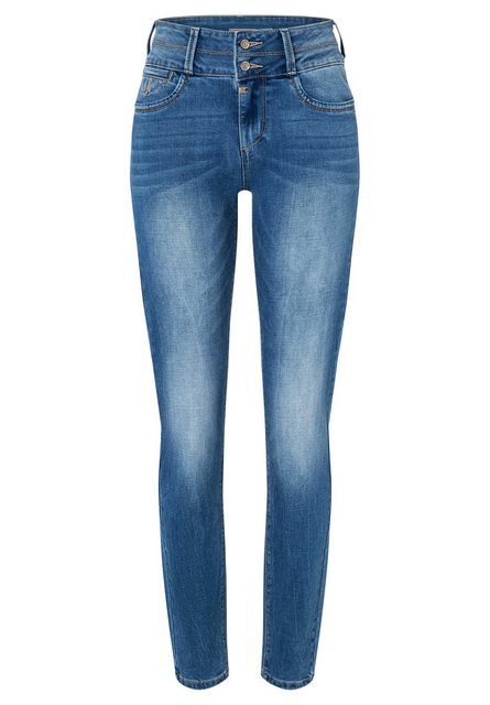 TIMEZONE Damen Jeans Slim EnyaTZ Womenshape - Slim Fit - Blau - Smurf Blue günstig online kaufen