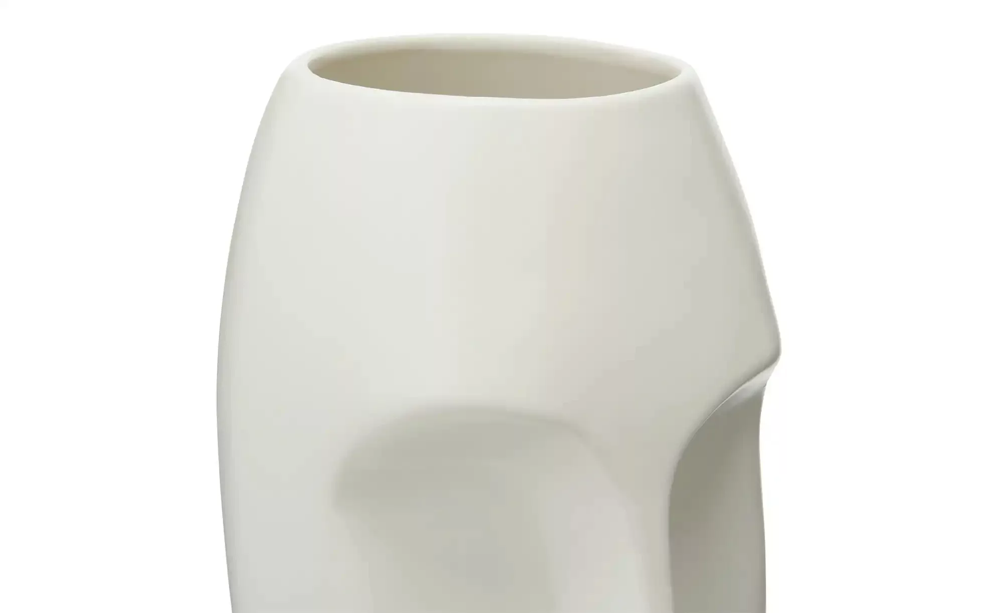 Vase  Face ¦ weiß ¦ Porzellan ¦ Maße (cm): H: 24  Ø: 13.6 Accessoires > Vas günstig online kaufen