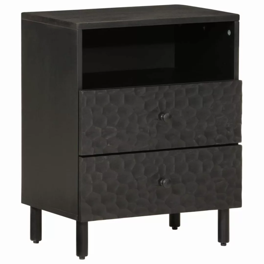 vidaXL Nachttisch Nachttisch Schwarz 50x33x60 cm günstig online kaufen