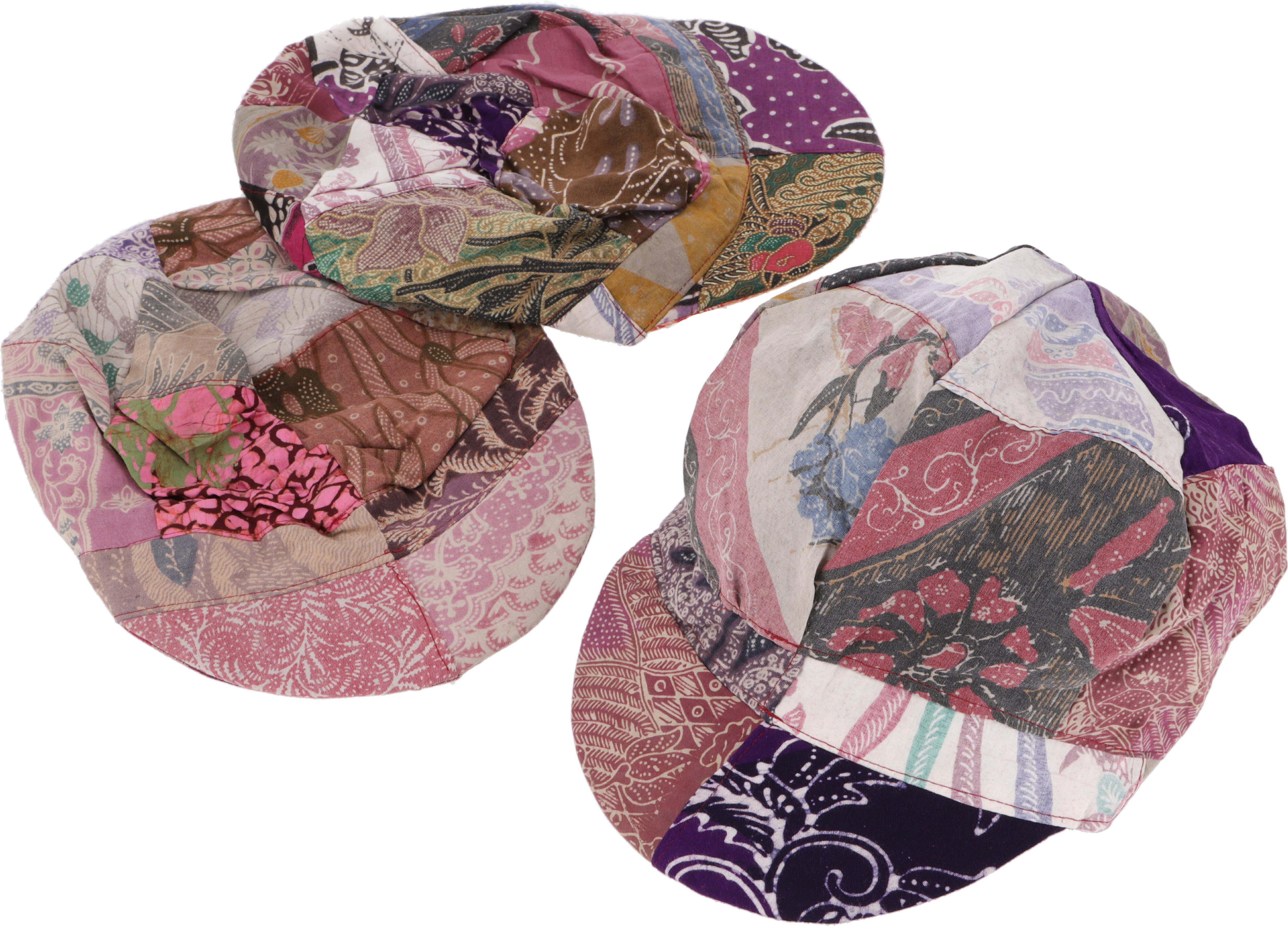 Guru-Shop Strickmütze Patchwork Boho Kappe, Ballon günstig online kaufen