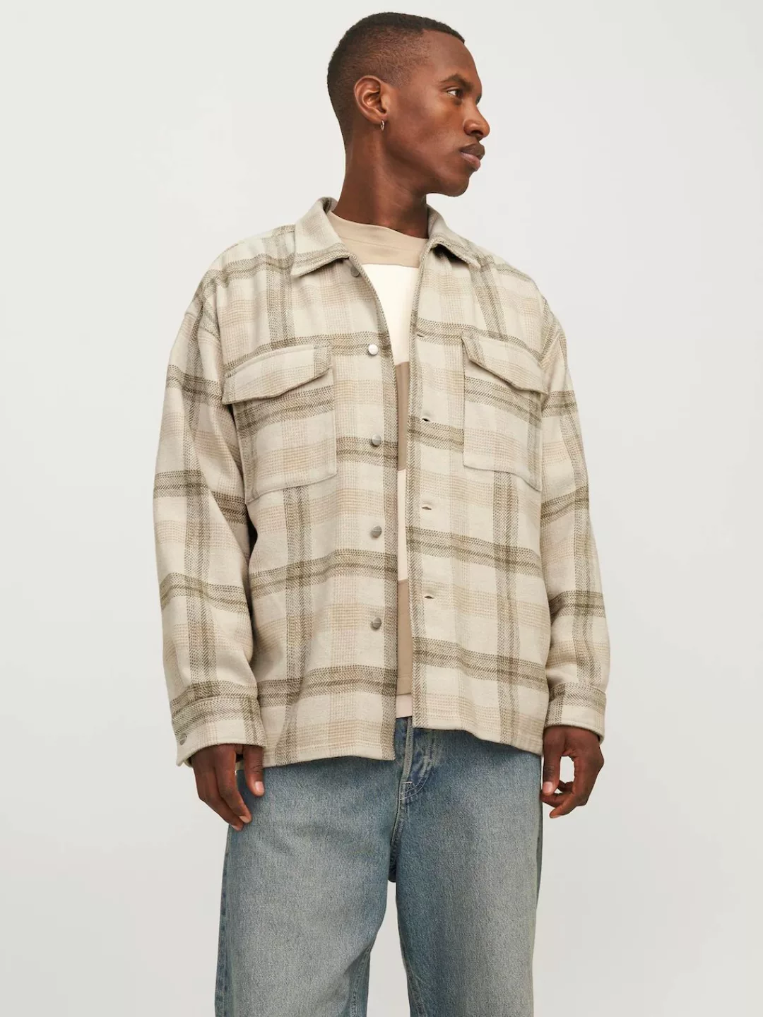 Jack & Jones Langarmhemd JORVESTERBRO CHECK OVERSHIRT LS SN günstig online kaufen