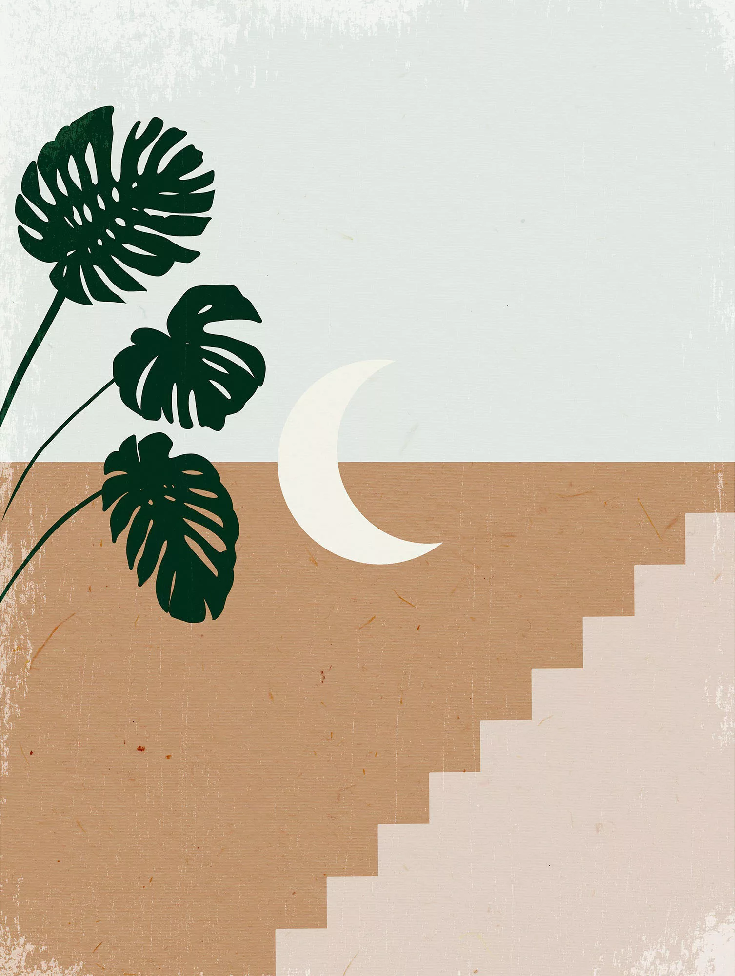 Komar Wandbild »Silence Crescent Moon«, (1 St.), Deutsches Premium-Poster F günstig online kaufen