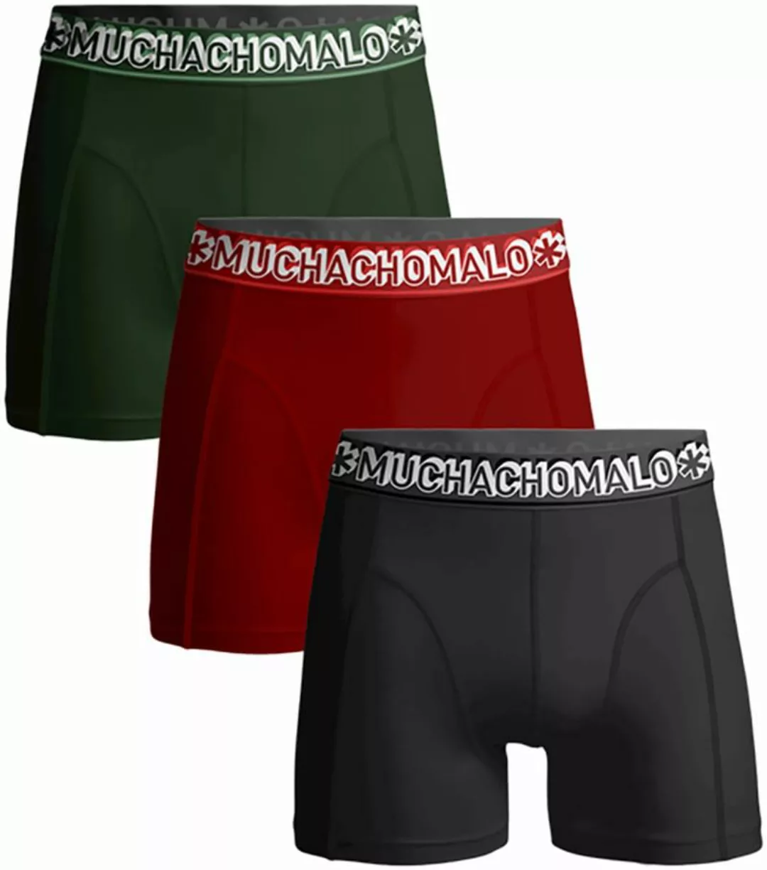 Muchachomalo Shorts 3er-Pack Solid 379 - Größe XL günstig online kaufen