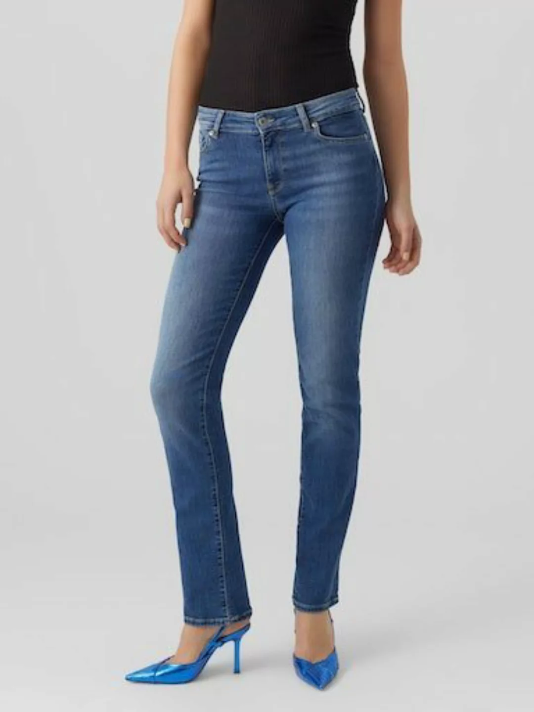 Vero Moda Straight-Jeans VMDAF MR STRAIGHT JEANS DO317 NOOS günstig online kaufen