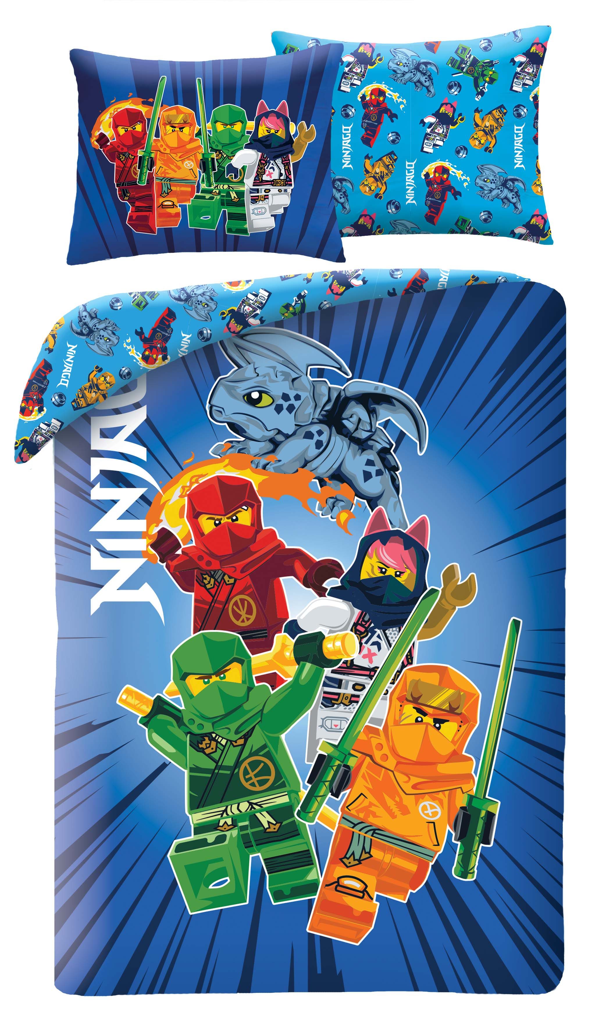 LEGO® Bettwäsche LEGO Ninjago Wendebettwäsche 140 günstig online kaufen