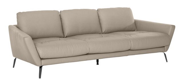 W.SCHILLIG Big-Sofa "softy", mit dekorativer Heftung im Sitz, Füße schwarz günstig online kaufen