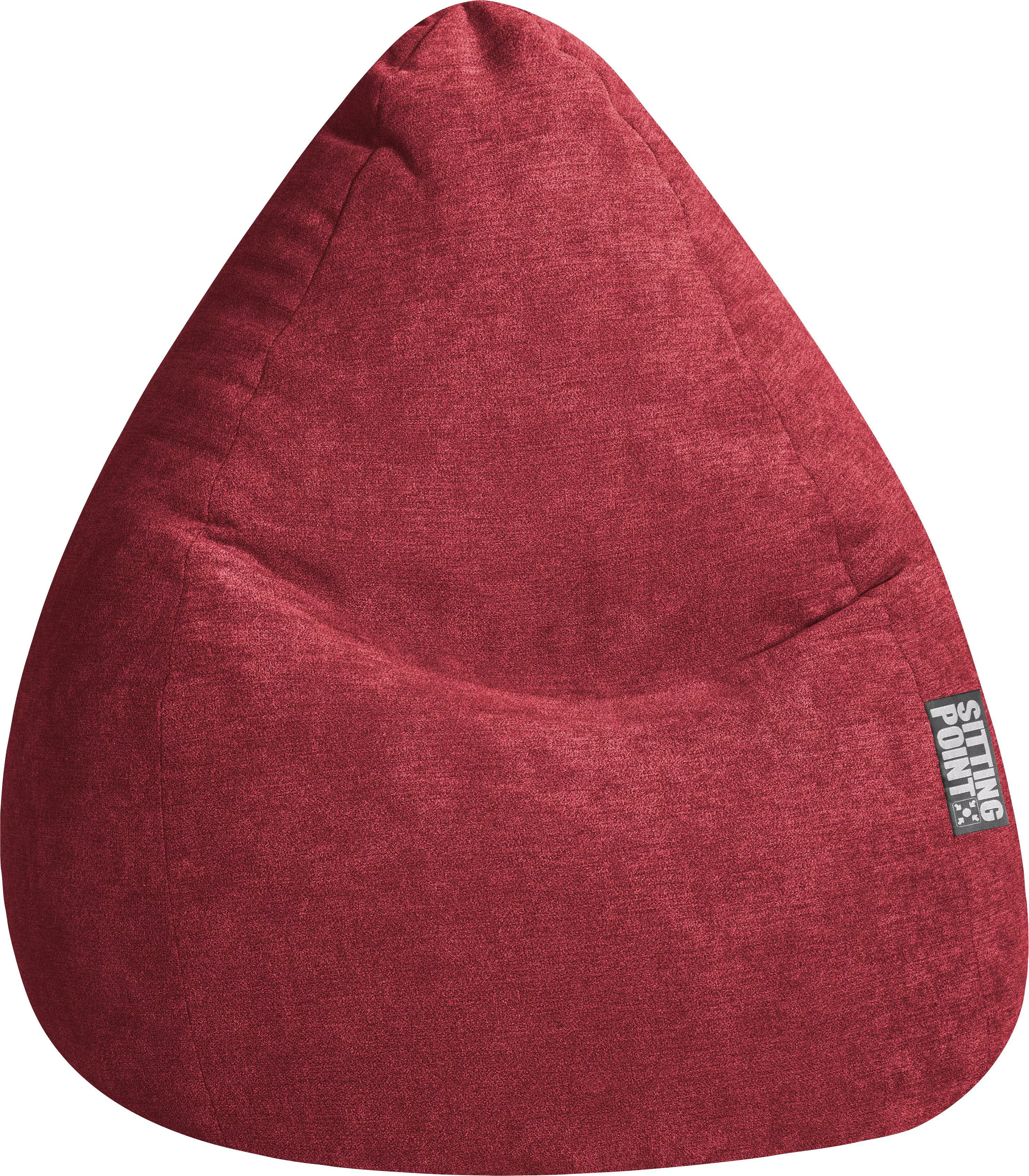 Sitting Point Sitzsack Alfa XXL Weinrot günstig online kaufen