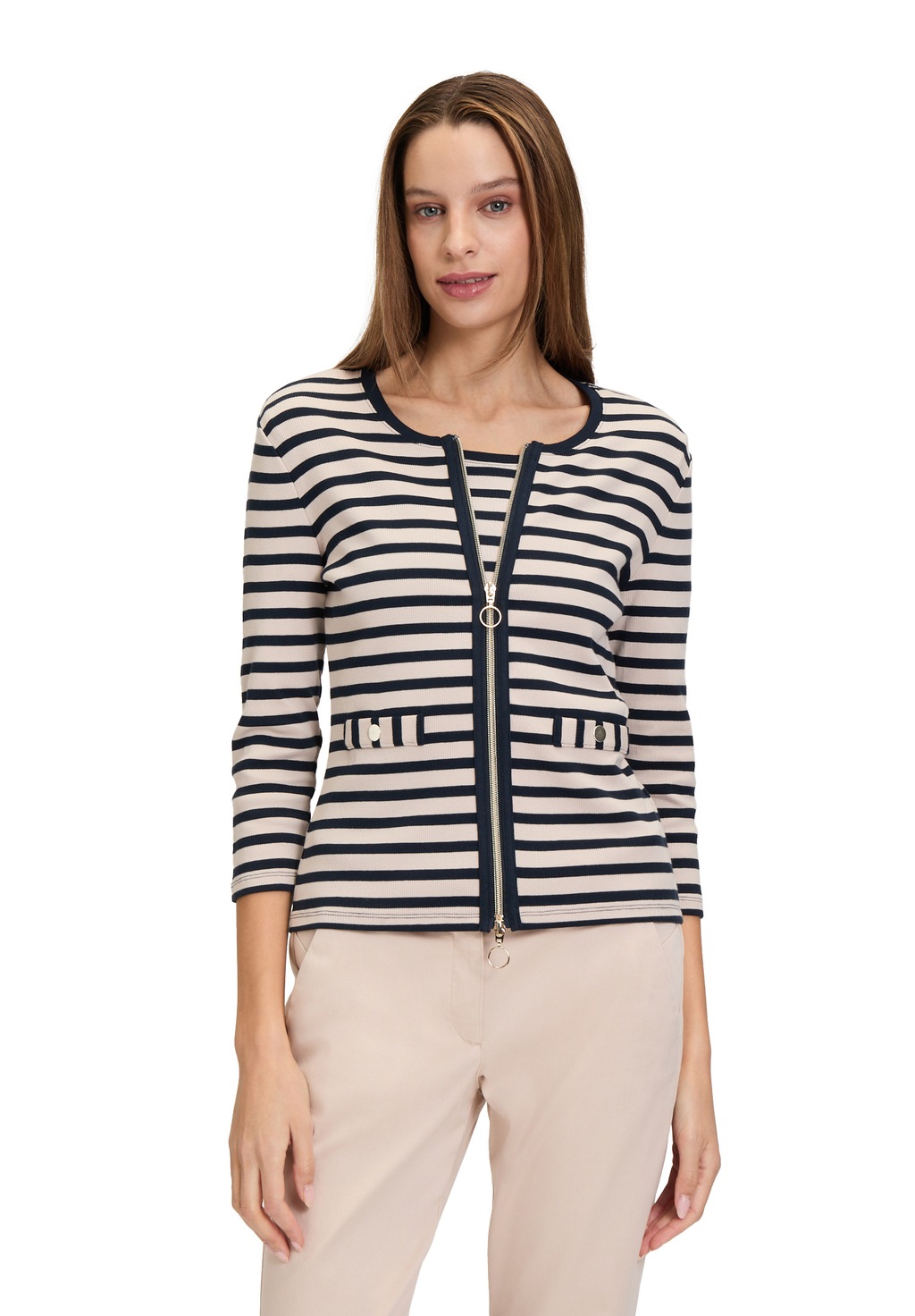 Betty Barclay Shirtjacke "Betty Barclay Damen Shirtjacke mit Rippenstruktur günstig online kaufen