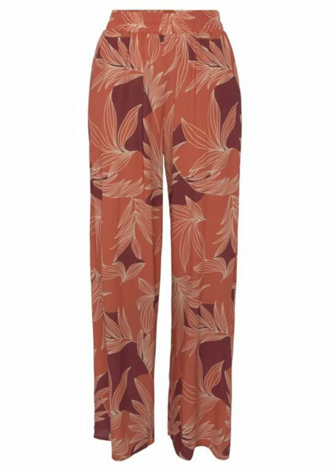 LASCANA Palazzohose mit Alloverprint und Taschen, Wide-Leg, Stoffhose günstig online kaufen