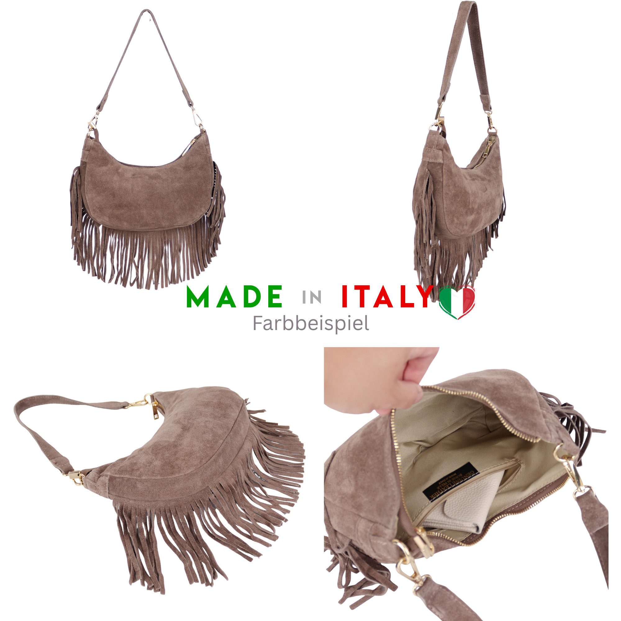 MIRROSI Umhängetasche Damen Crossbody Bag, Echtleder günstig online kaufen