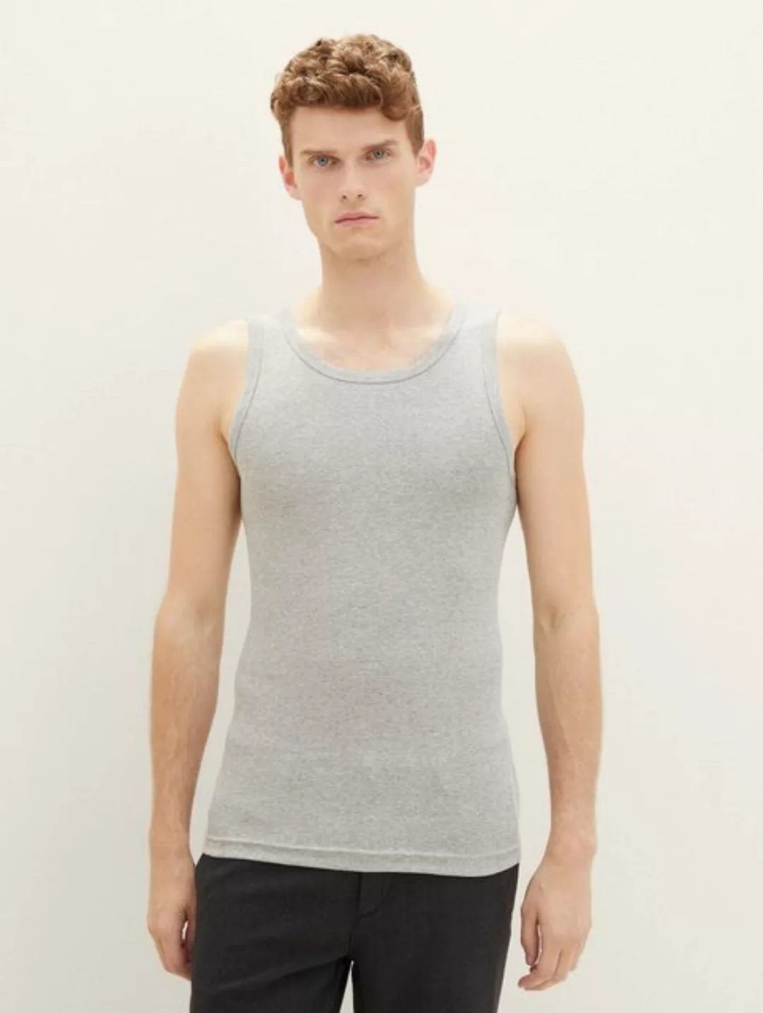 TOM TAILOR Pyjamaoberteil Unterhemden im Doppelpack (im Doppelpack) günstig online kaufen