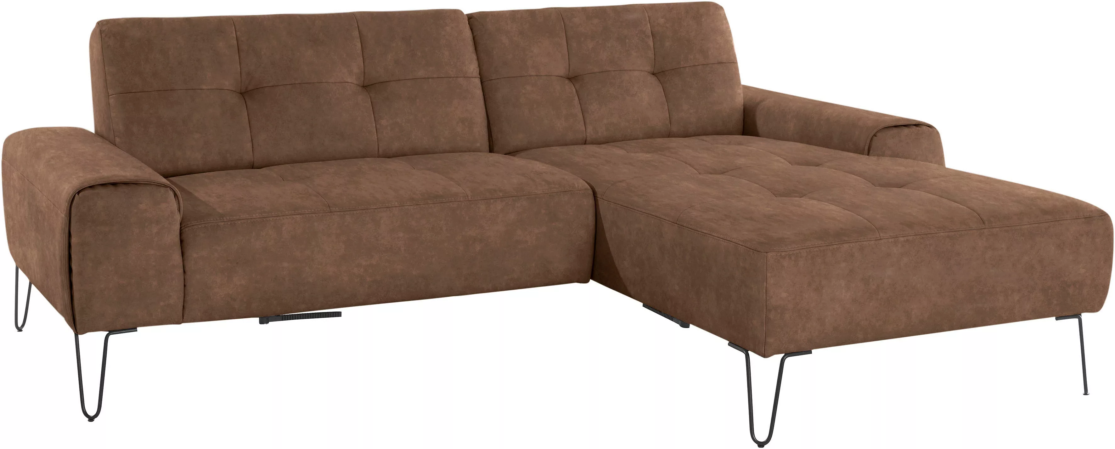 exxpo - sofa fashion Ecksofa "Taranto, aktuelles Design trifft Sitzkomfort, günstig online kaufen