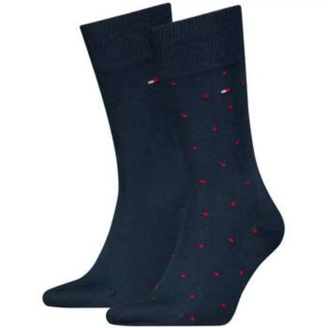 Tommy Hilfiger  Socken Two Pack Knitted Dot Socks Navy günstig online kaufen