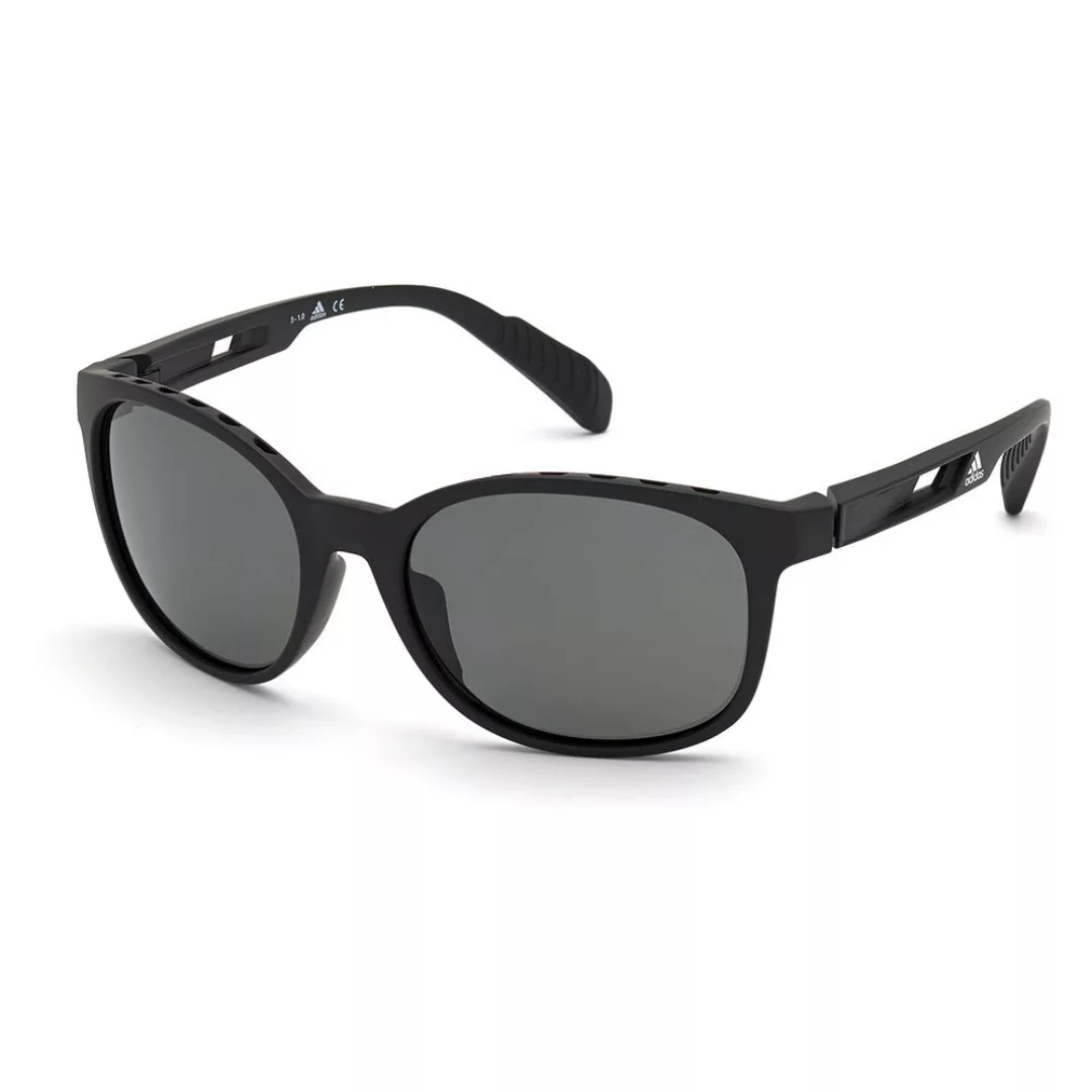 Adidas Sp0011 Polarisierte Sonnenbrille Grey/CAT3 Matte Black günstig online kaufen