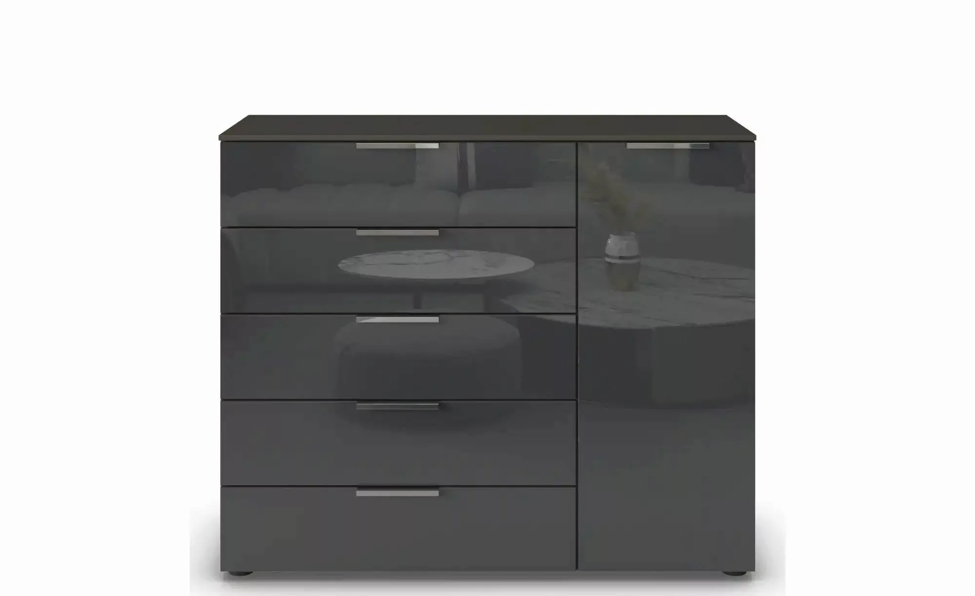 Sideboard   ¦ schwarz ¦ Maße (cm): B: 120 H: 100 Kommoden & Sideboards > Si günstig online kaufen