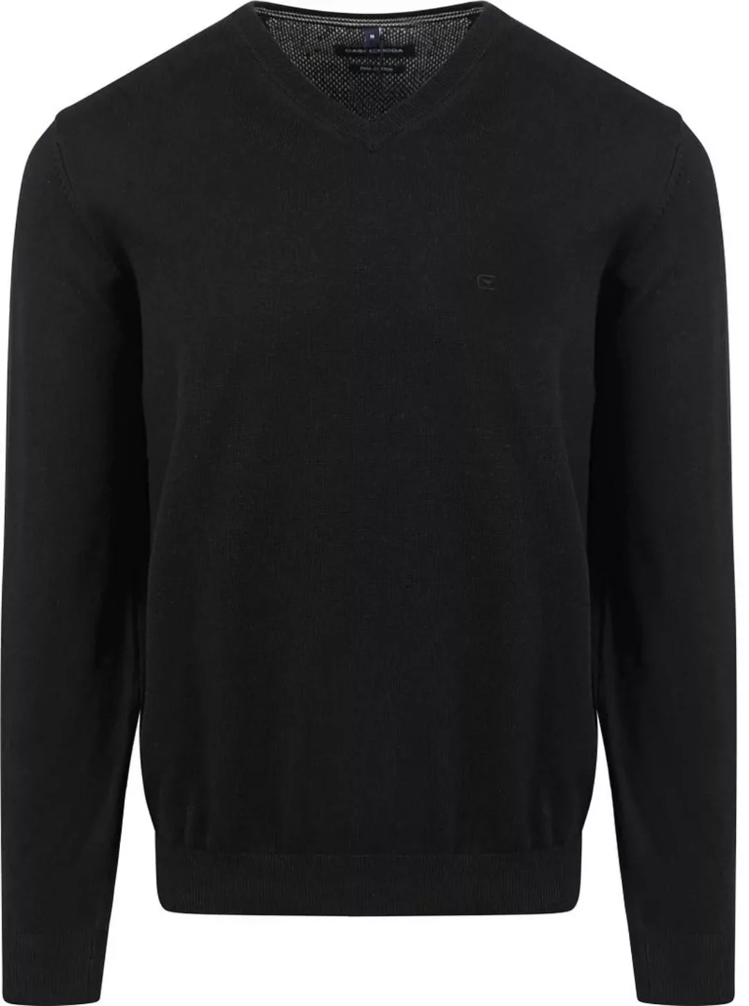 Casa Moda Pullover V-Ausschnitt Grau - Größe S günstig online kaufen