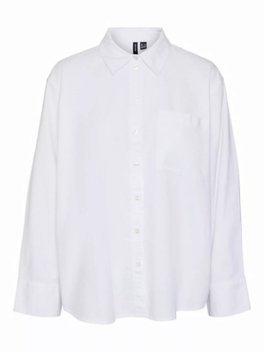 Vero Moda Blusenshirt Bluse locker geschnitten Hemdkragen Streifenmuster 78 günstig online kaufen