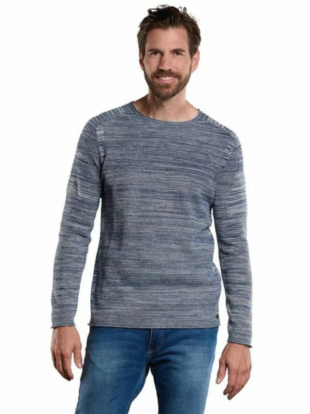 Engbers Rundhalspullover Pullover meliert günstig online kaufen