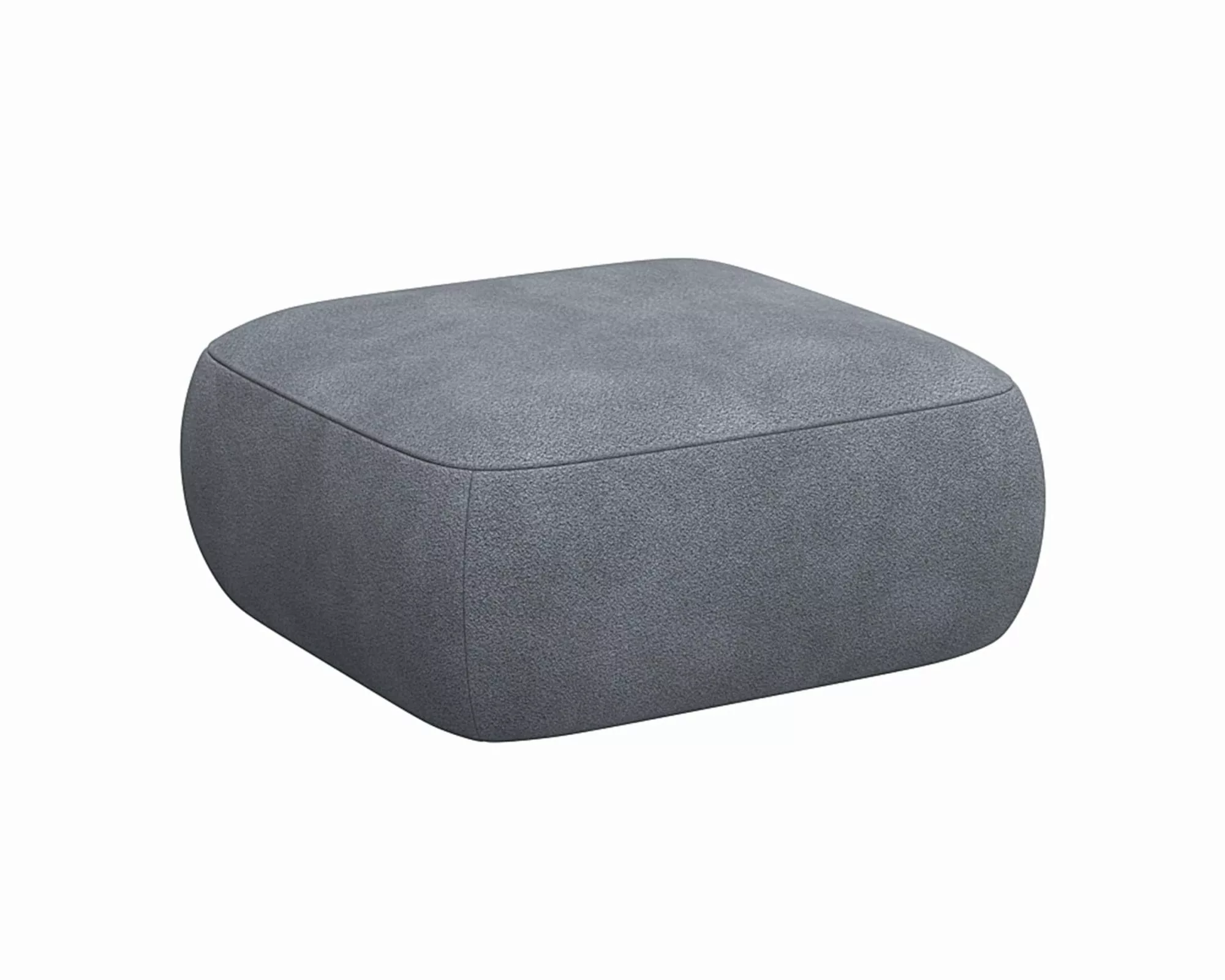 FLEXLUX Pouf »Torino, rund, bodennah, Sitzhocker, Polsterhocker«, Modernes, günstig online kaufen