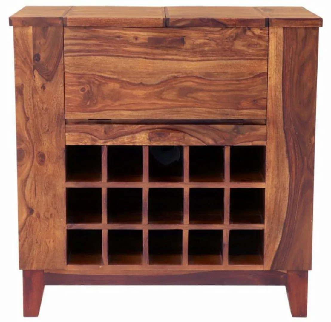 Indischesmoebelhausde Barschrank Barschrank Kali 90x90x45 aus indischem She günstig online kaufen