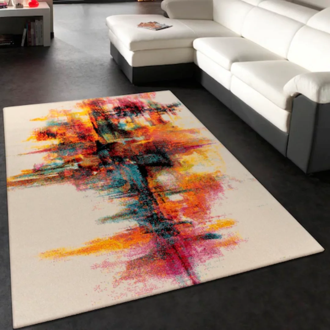 Paco Home Teppich »Canvas 752«, rechteckig günstig online kaufen