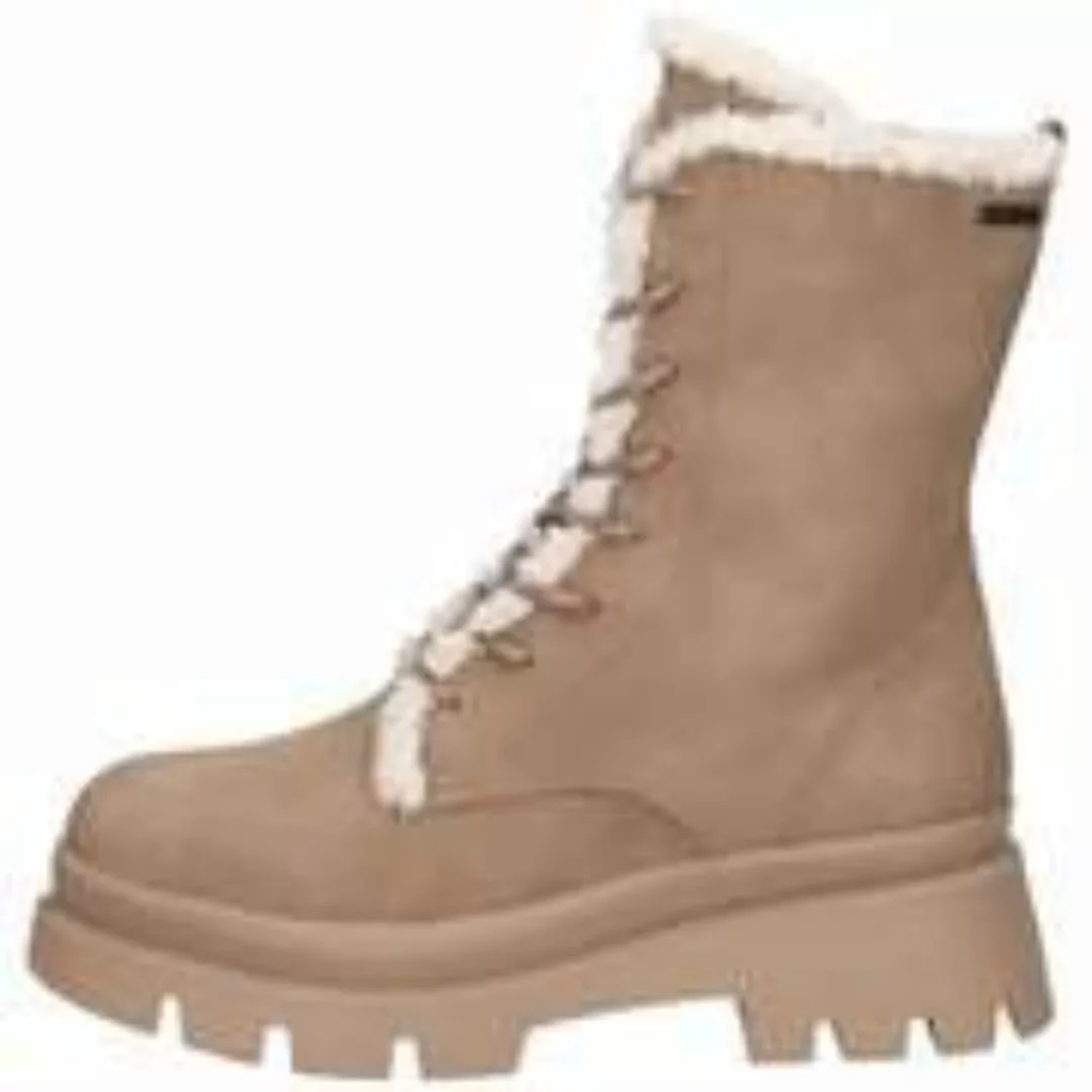 Tamaris Schnürstiefelette Damen beige günstig online kaufen