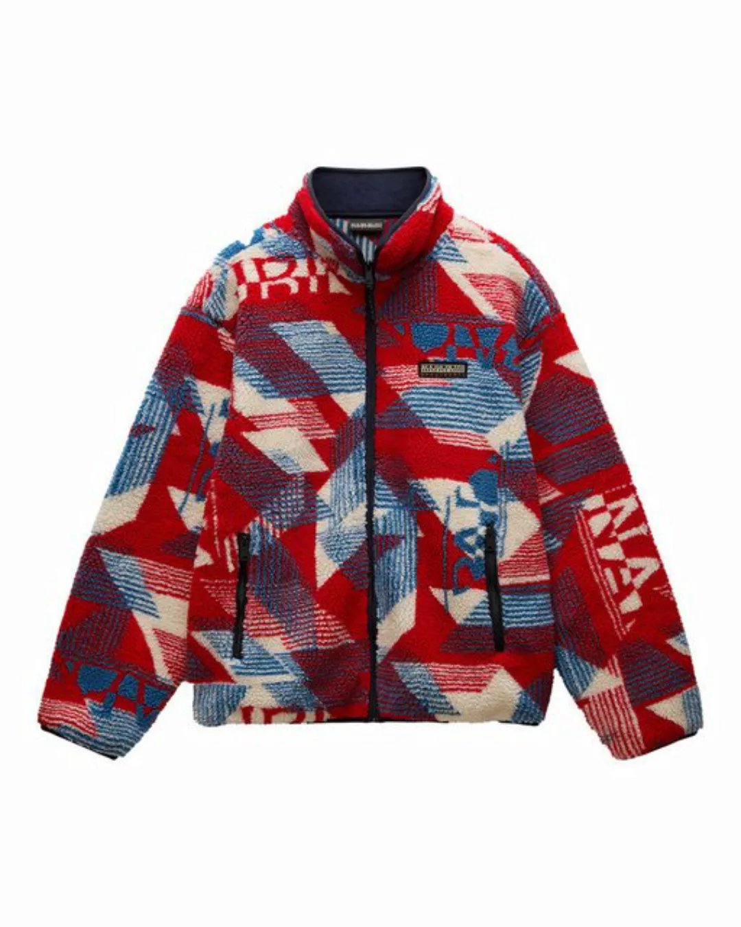 Napapijri Plüschjacke "ARGIENT", mit allover Print günstig online kaufen