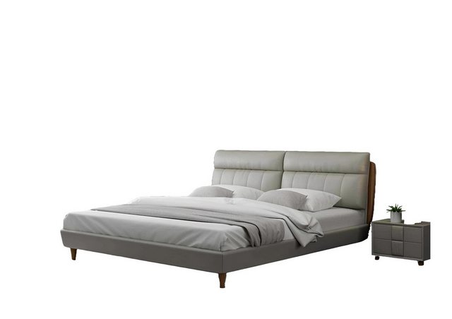 JVmoebel Bett, Bett Polster Design Luxus Doppel Betten Beige 180x200 günstig online kaufen