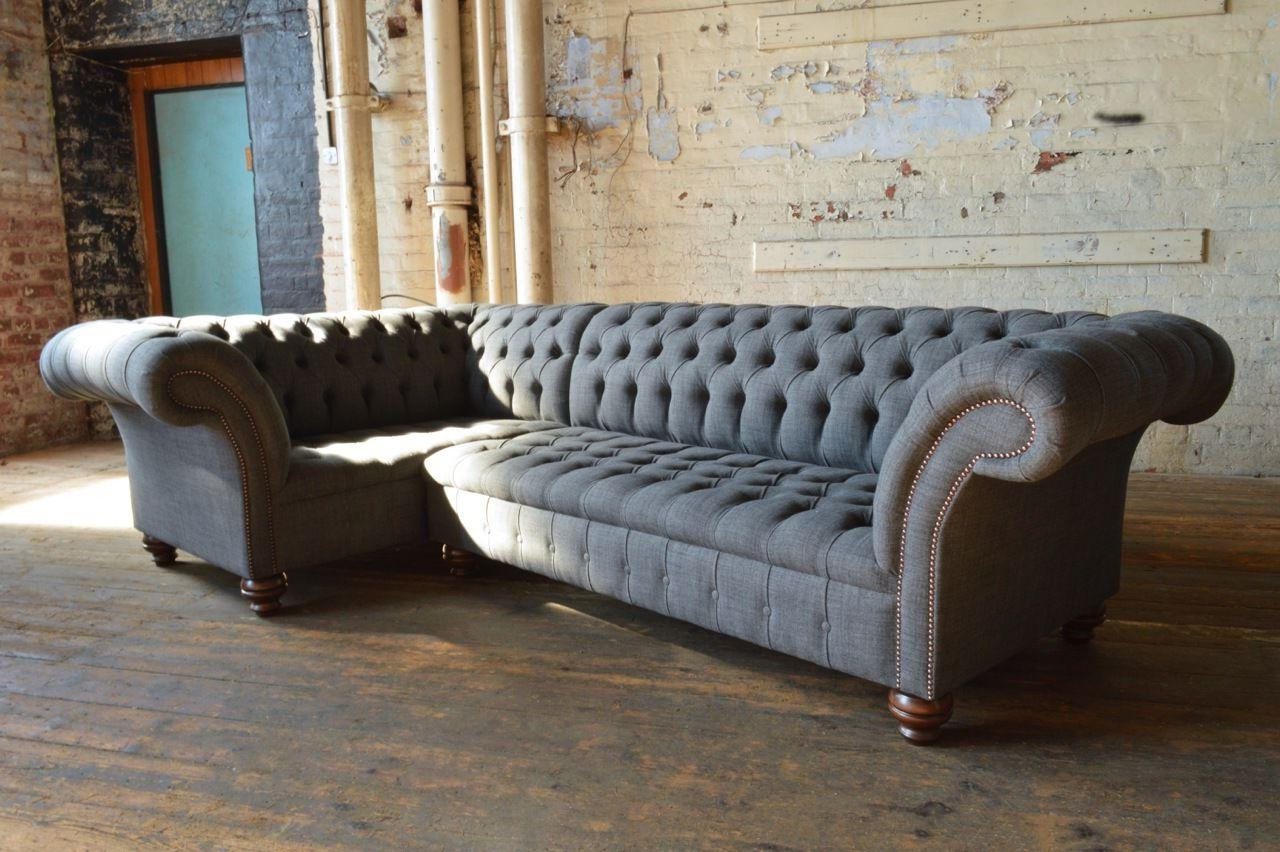 Xlmoebel Ecksofa Chesterfield Eckcouch Ledersofa Polsterecke Design #332, H günstig online kaufen