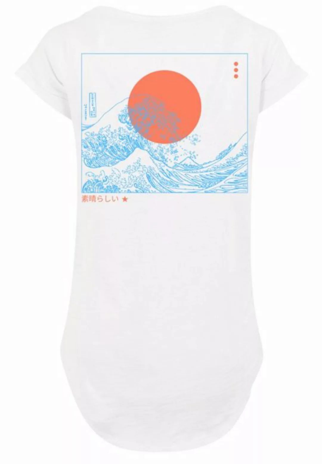 F4NT4STIC T-Shirt "PLUS SIZE Kanagawa Welle", Print günstig online kaufen