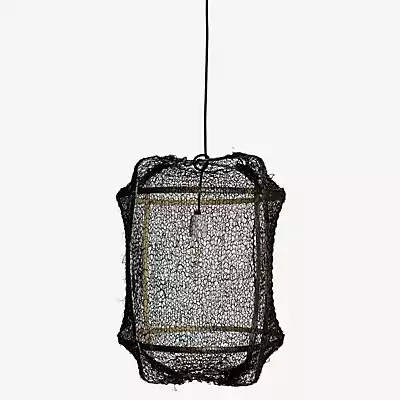 Ay Illuminate Z5 Black Pendelleuchte, Sisal - schwarz günstig online kaufen