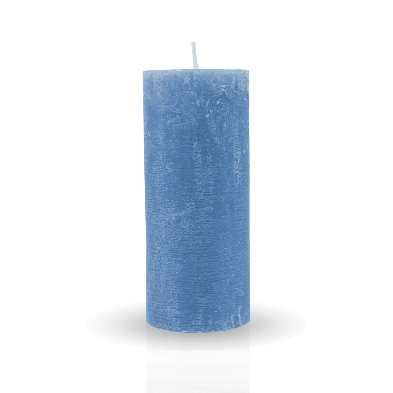 HS Candle Stumpenkerzen Rustikal Himmelblau 1 Ø7cm günstig online kaufen