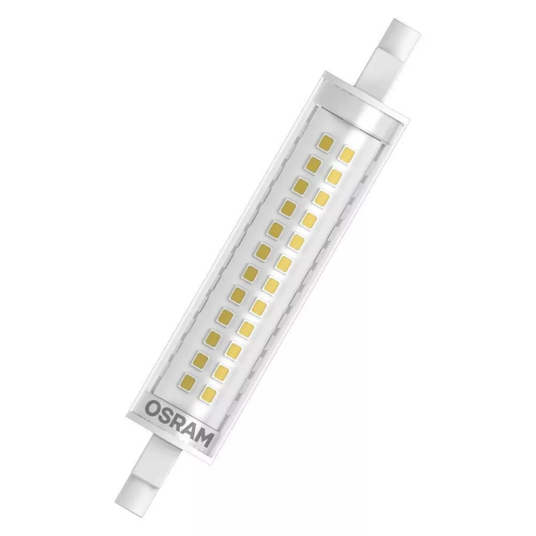 Osram LED Lampe ersetzt 100W R7S Röhre - R7S-118 in Transparent 12W 1521lm günstig online kaufen