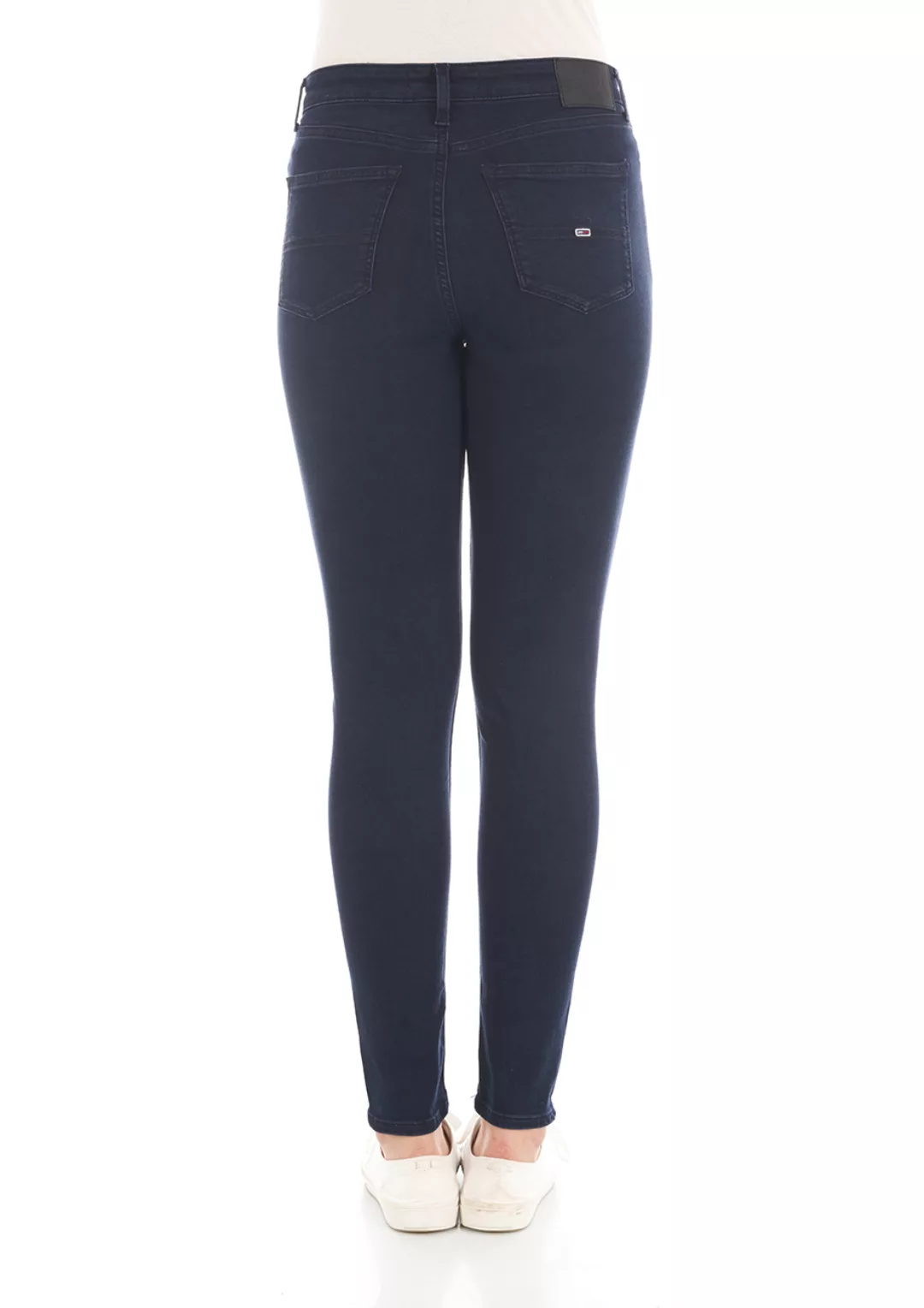 Tommy Hilfiger Damen Jeans NORA MR SKNY STBKS - Skinny Fit - Schwarz - Stat günstig online kaufen