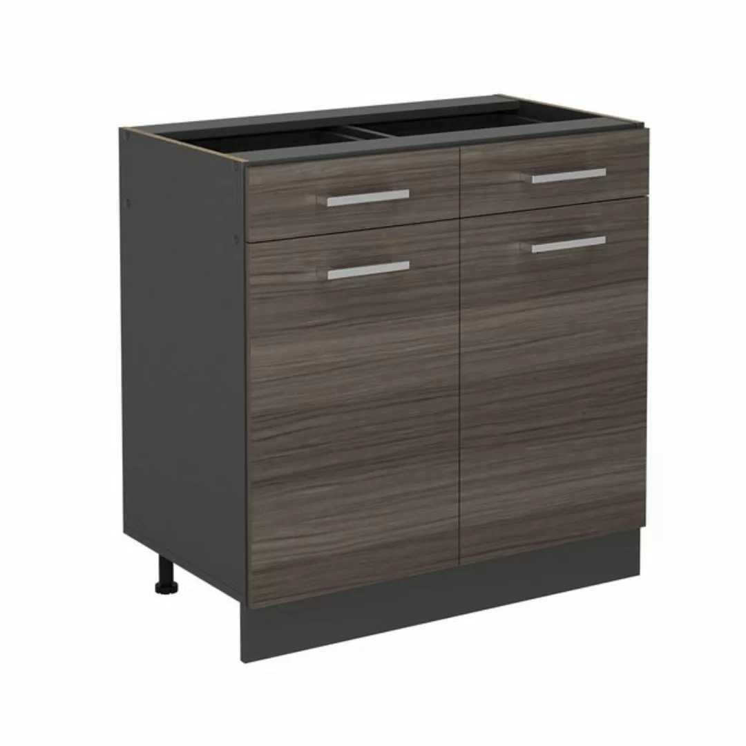 Vicco Unterschrank R-Line, Edelgrau/Anthrazit, 80 cm ohne Arbeitsplatte günstig online kaufen