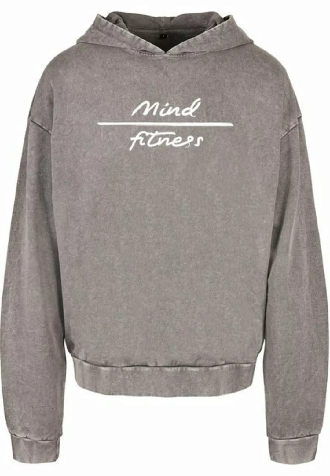 Merchcode Kapuzensweatshirt Merchcode Mind Fitness Acid Washed Oversized Ho günstig online kaufen