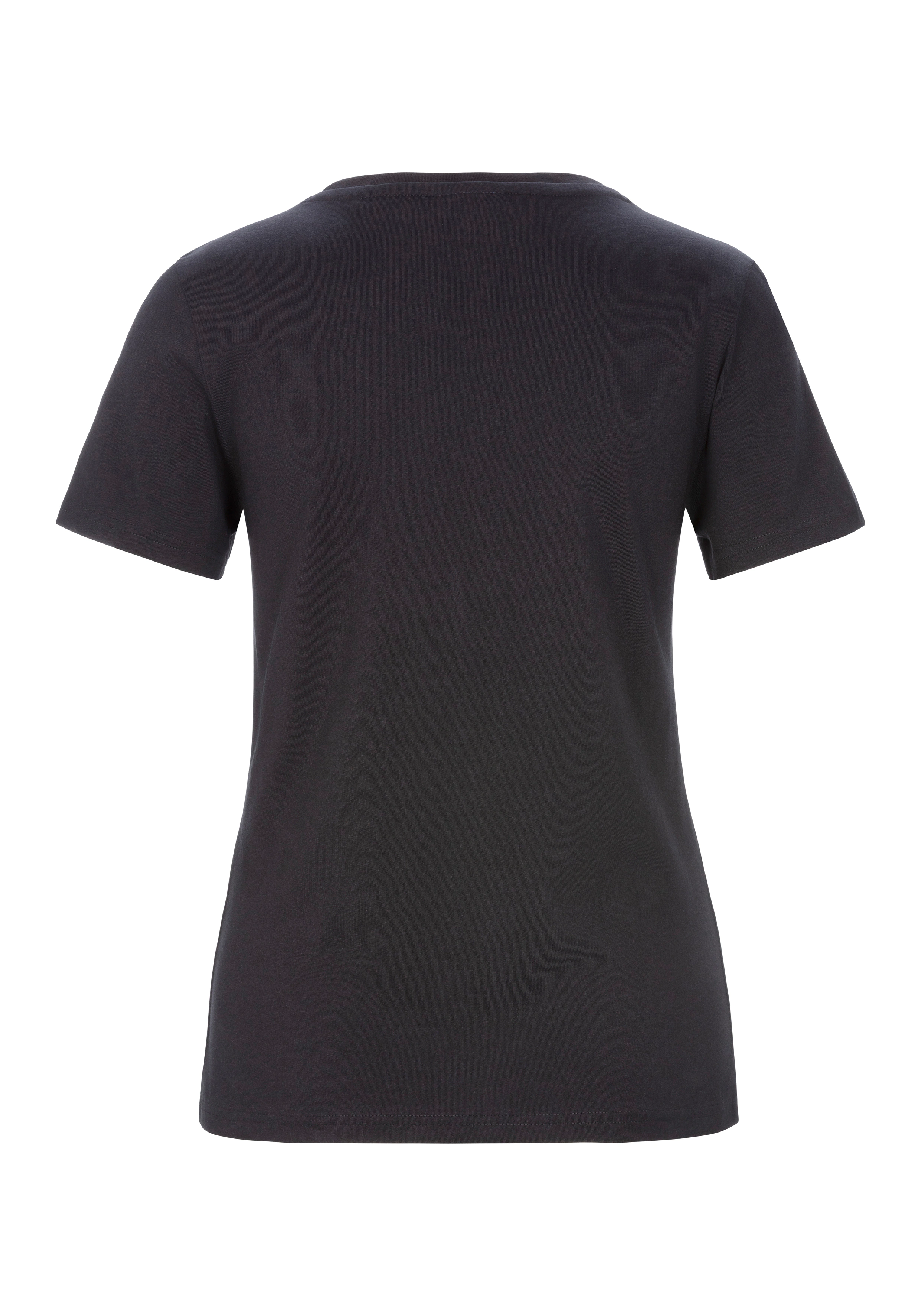 HUGO Blue T-Shirt "Classic V", mit Logo, V-Ausschnitt günstig online kaufen