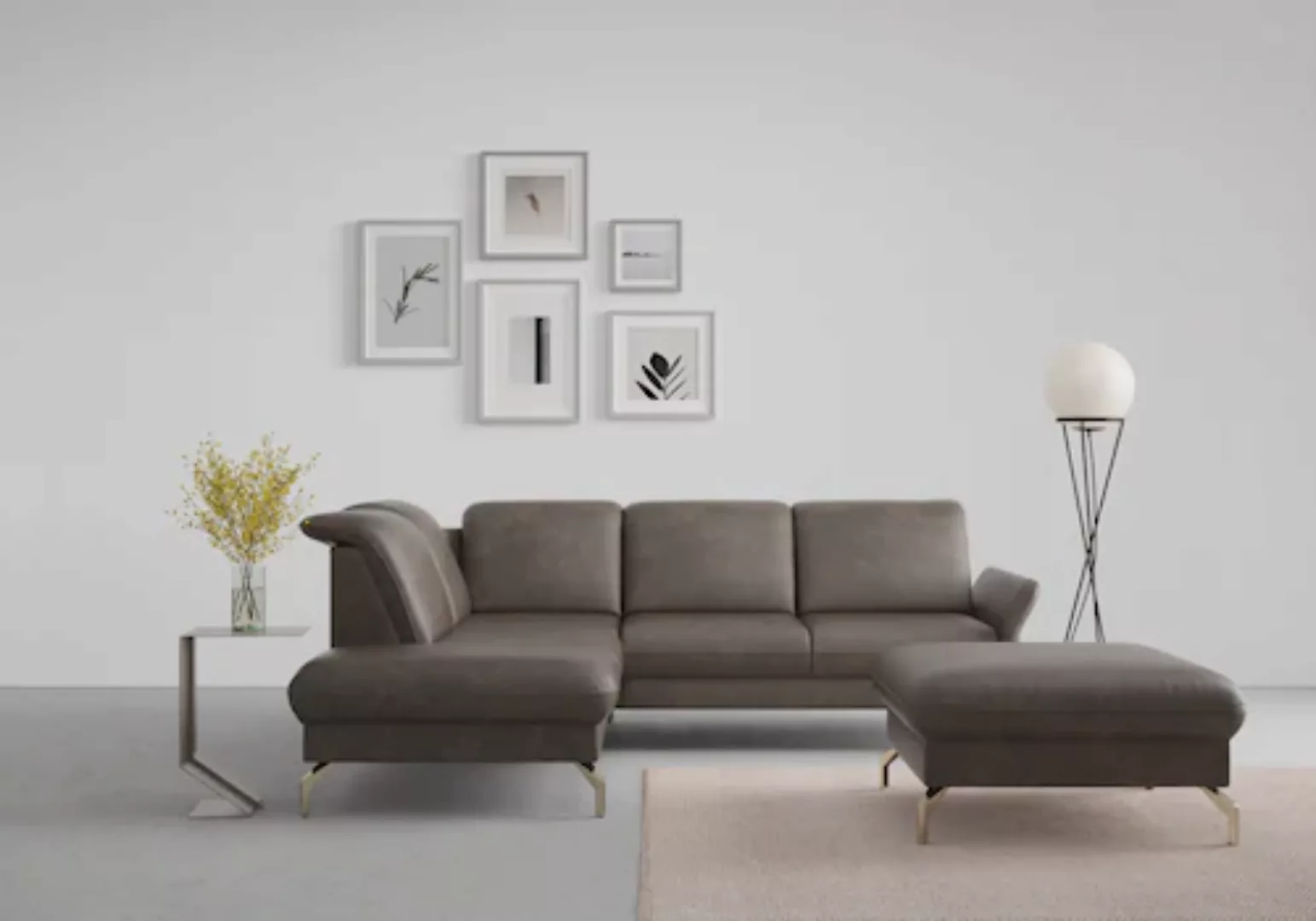 sit&more Ecksofa Fashion L-Form, wahlweise mit Kopfteilverstellung, Vorzieh günstig online kaufen