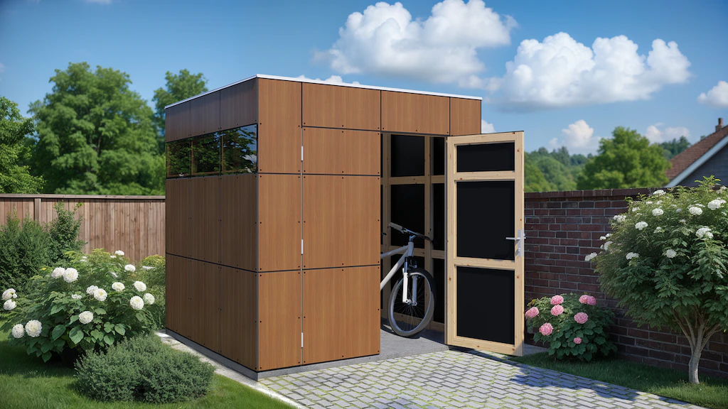 BERTILO Gartenhaus "HPL 1, in verschiedenen Farben", Fassaden-HPL in Archit günstig online kaufen