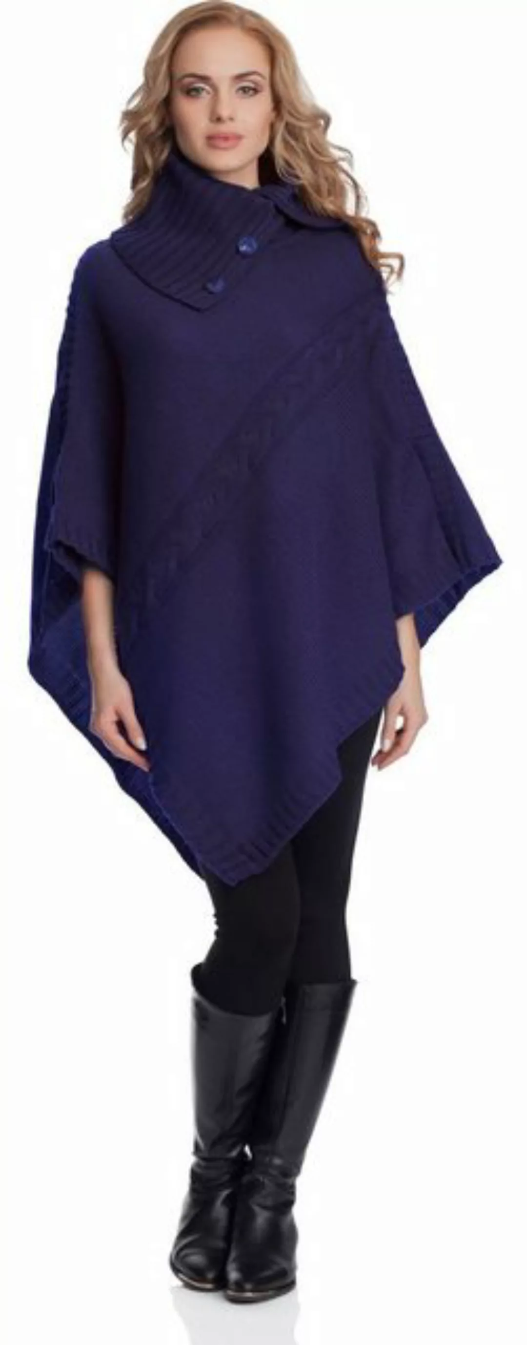 Merry Style Strickponcho Damen Poncho 2V3T1 günstig online kaufen