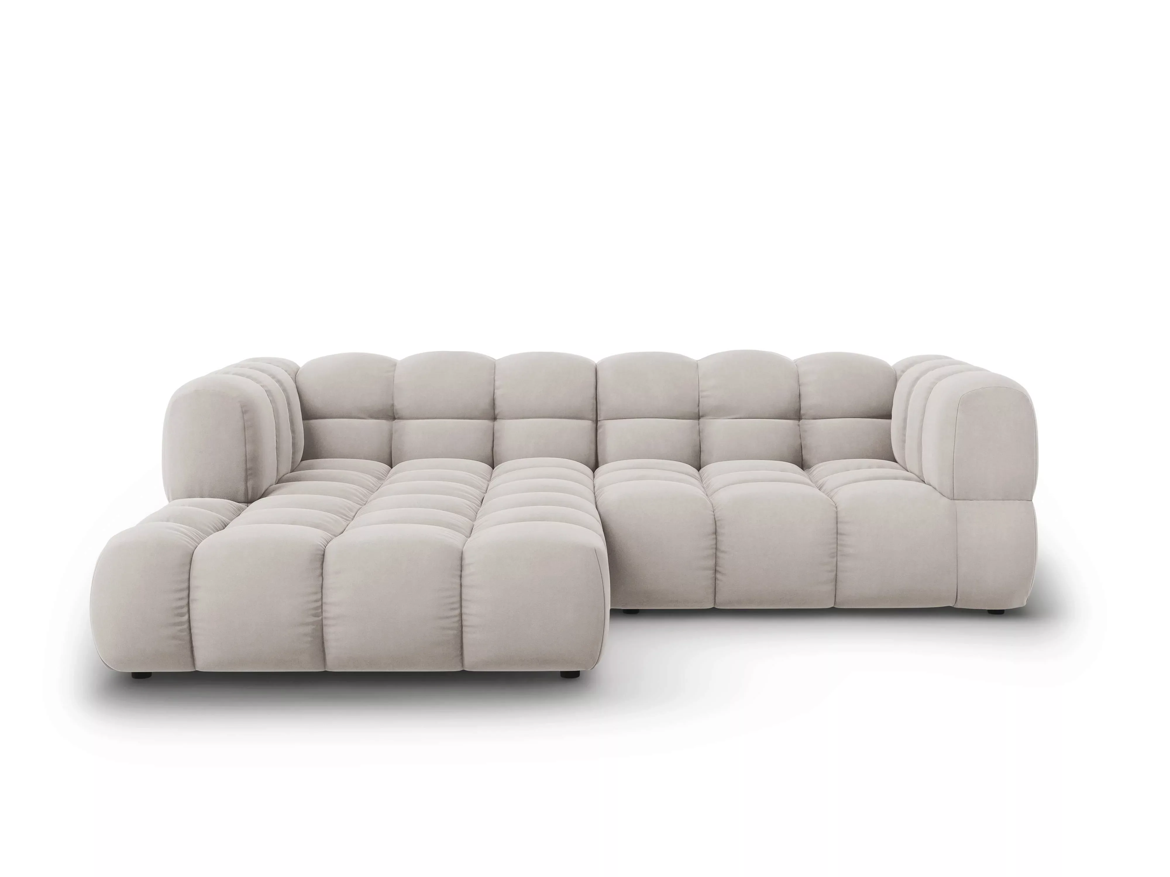 Cosmopolitan Design | 3-Sitzer-Ecksofa Sky links Samt günstig online kaufen