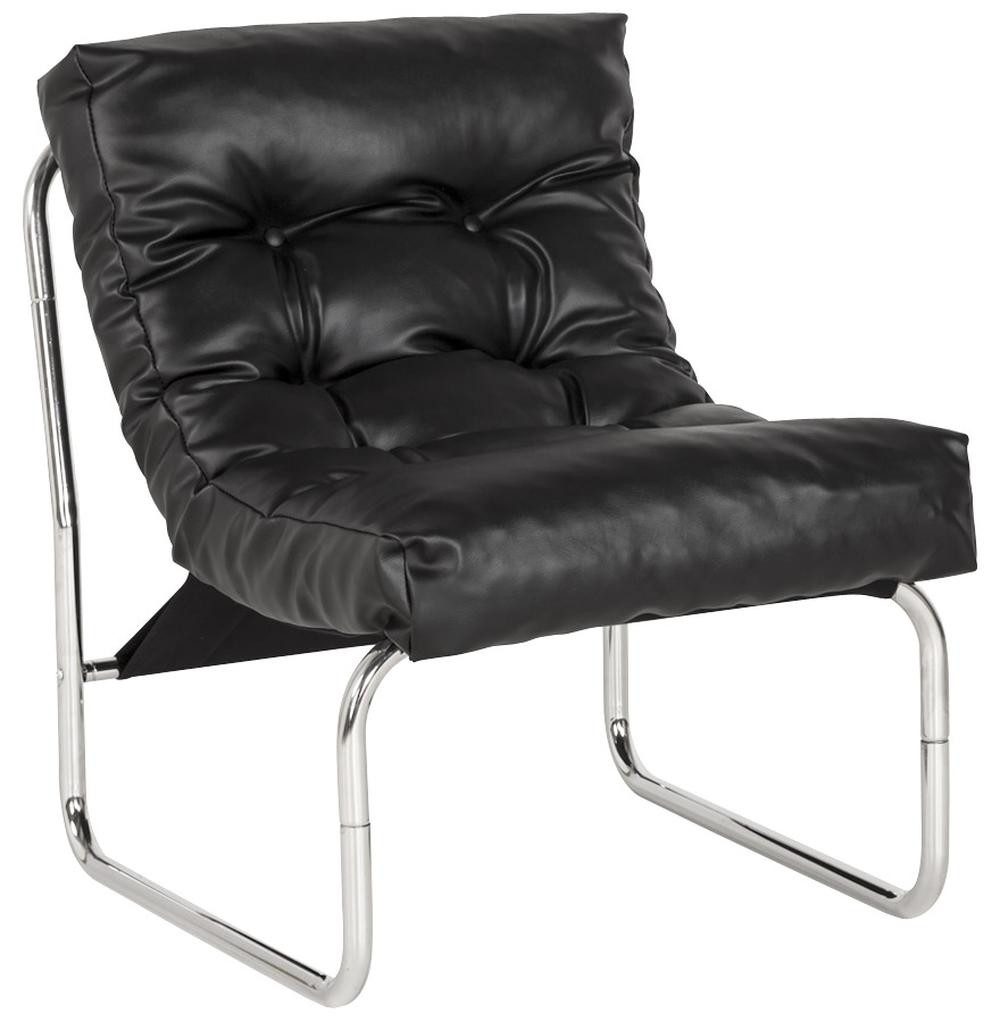 KADIMA DESIGN Loungesessel Lounge Clubsessel, Chromkufen, günstig online kaufen