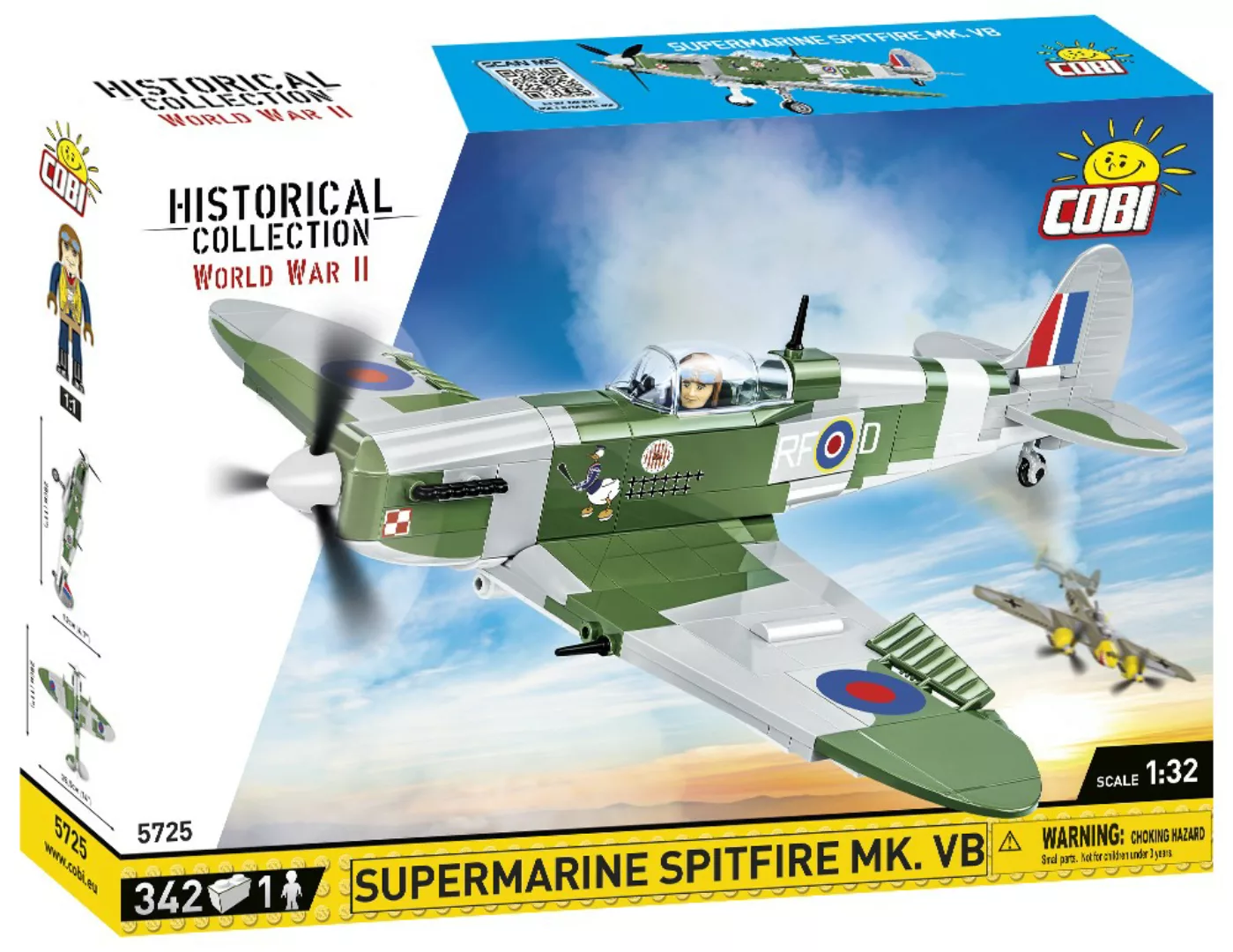 Cobi-5725 - Konstruktionsspielzeug - 335 Pcs Hc Wwii Supermarine Spitfire M günstig online kaufen