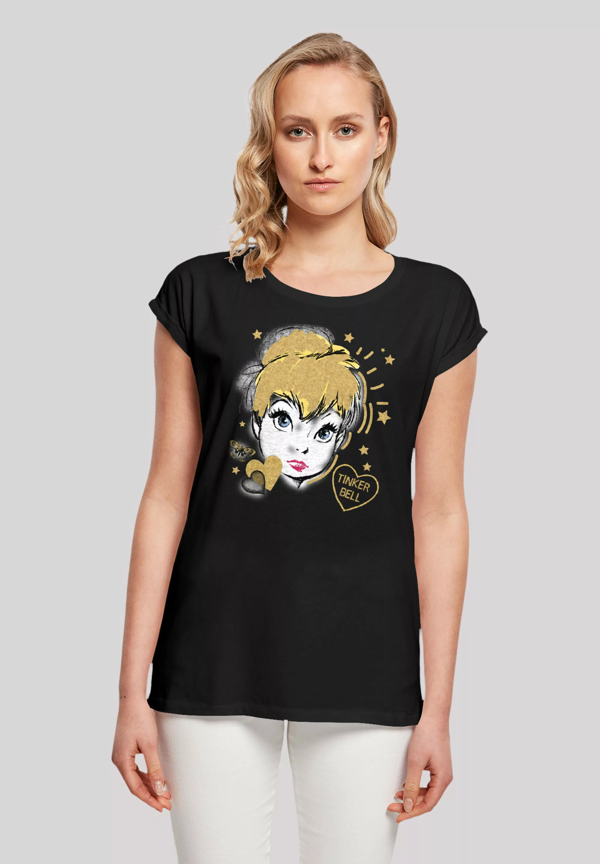 F4NT4STIC T-Shirt "Disney Peter Pan Golden Tink" günstig online kaufen
