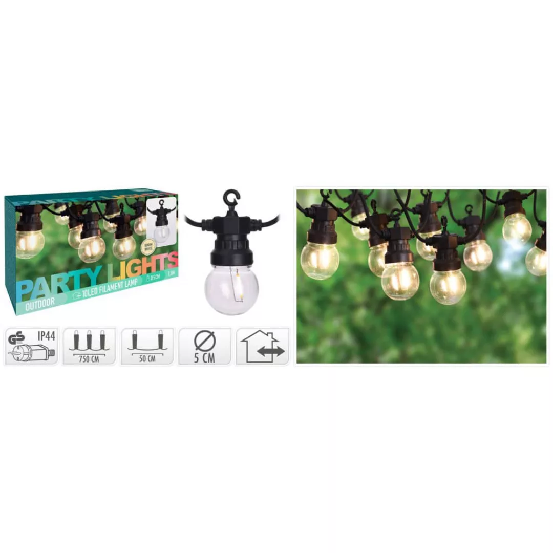 Progarden Led Garten-lichterkette 10 Lampen 24v günstig online kaufen